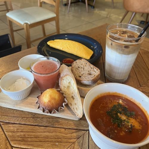 プレート+卵料理