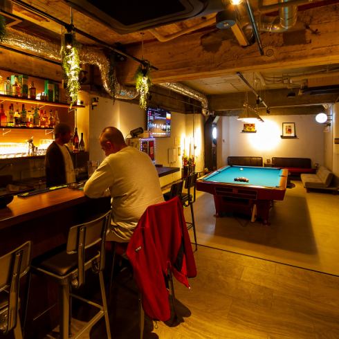 おひとり様から大人数まで、ビリヤードお楽しみいただけます♪