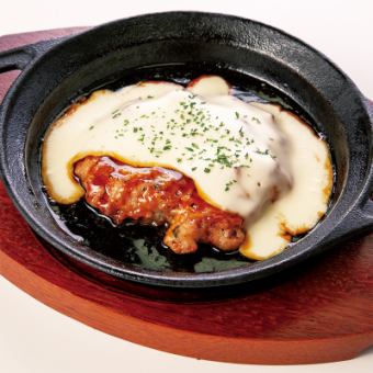 Special tsukune with melty cheese