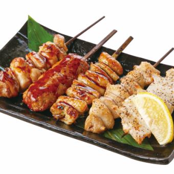おまかせ串焼き盛合せ 5種
