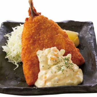 肉厚アジフライと玉子たっぷり自家製タルタル
