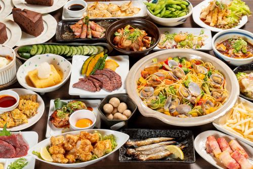 [Popular menus gathered together] Gohei-style Mankan all-seat course!!