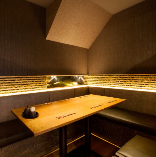 The private room of [Unaemon] is perfect for important business meetings and anniversaries.