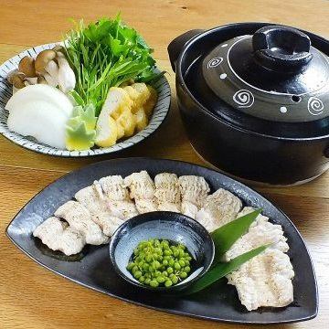 You can choose from two kinds [eel shabu-shabu]