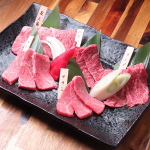 和牛盛り合わせ5種