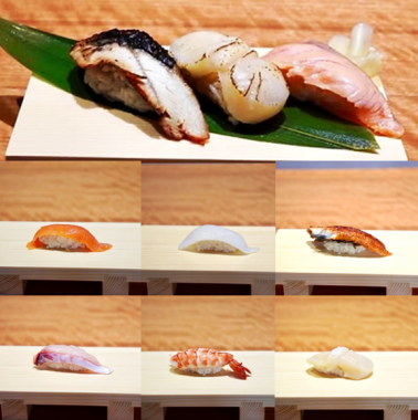 【腕を磨いた料理人が握る】　絶品お寿司は単品からでもご提供◎