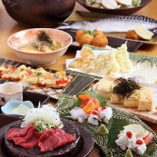 ■Popular course where you can eat raw wheat pizza and stone-grilled Japanese beef ■3,500 yen ⇒ 3,000 yen