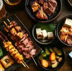 炭火焼鳥で宴会♪