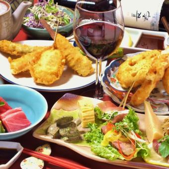 Banquet 3,850 yen (tax included) course