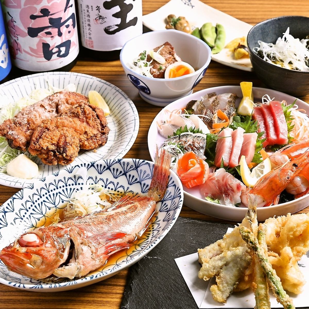 【時令魚、清酒、特色菜餚】享受最好的海鮮和精緻的家常菜！