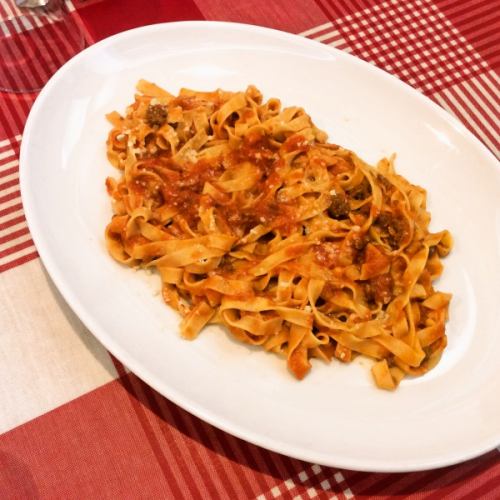 Tagliatelle with Matsusaka beef meat sauce