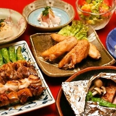 炭火で焼き上げた鶏料理は絶品!!ゲストに喜ばれる事間違いなし！