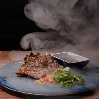 牛肉の瞬間スモークレア焼