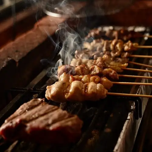 Charcoal-grilled dishes