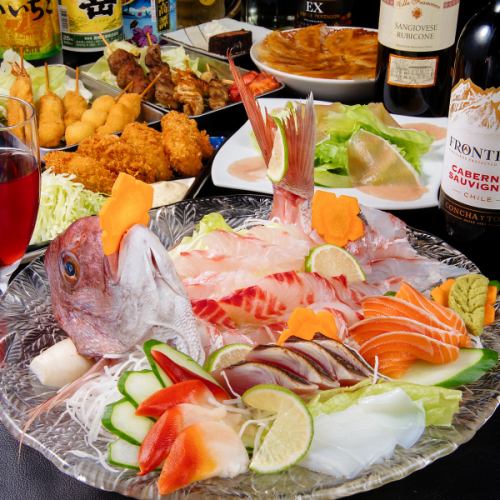 【90分飲み放題付】串カツと焼き鳥を堪能！満足度抜群のコース