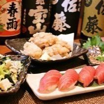 [5,000 yen course] 2 hours of all-you-can-drink + 10 dishes ★ 4 kinds of sashimi, horse meat carpaccio, etc. ◎