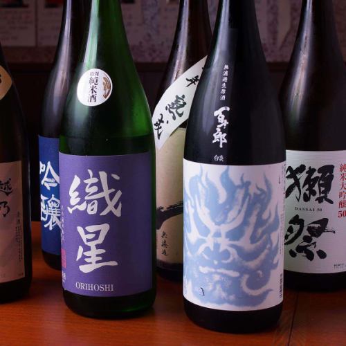日本酒やワインなどのそれぞれに合うお酒も豊富です◎