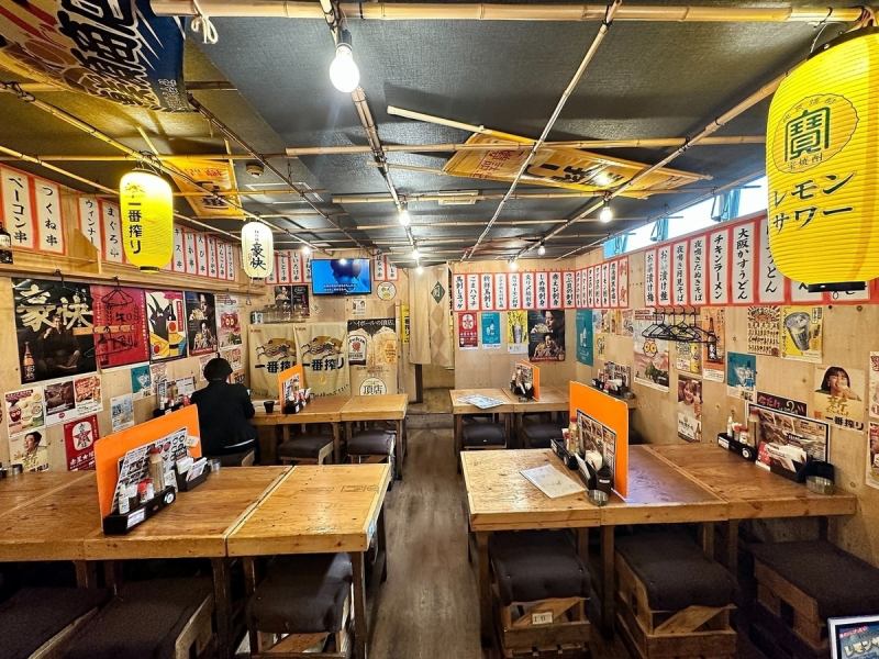 A popular izakaya where even one person can casually visit! It can accommodate up to 110 people, so it is recommended for banquets that match the number of people, from small to large.
