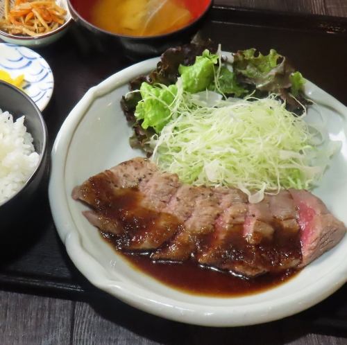 Beef steak set meal