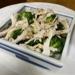 筋肉ブロッコリー~蒸し鶏和え~