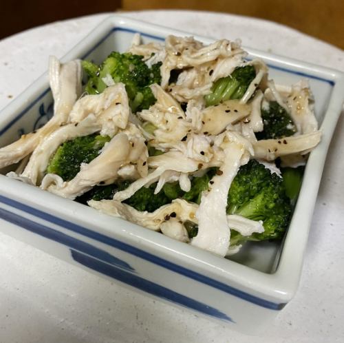 筋肉ブロッコリー~蒸し鶏和え~