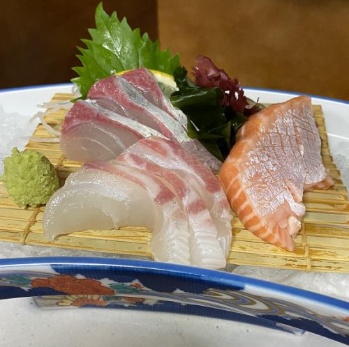 お造り3点盛り合わせ