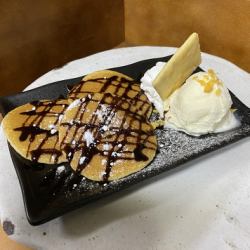 ミニパンケーキ~バニラアイス添え~