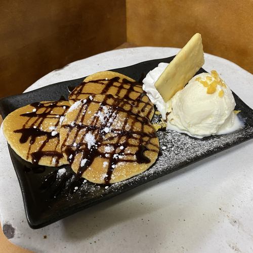 ミニパンケーキ~バニラアイス添え~