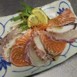 海鮮カルパッチョ(塩orイタリアン)