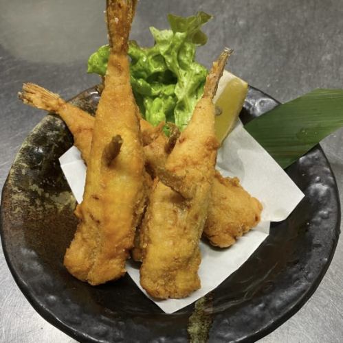 フグの唐揚げ4本