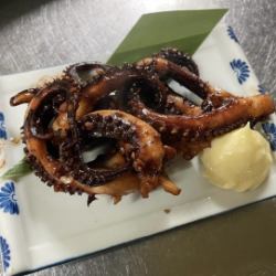 イカ下足バター醤油