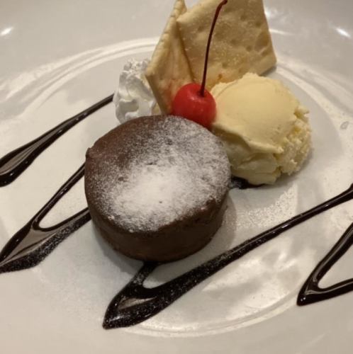 フォンダンショコラ~バニラアイス添え~