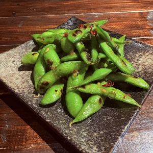 Garlic Grilled Edamame