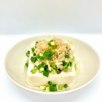 サクサク醤油の冷ややっこ