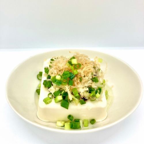 サクサク醤油の冷ややっこ