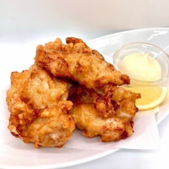若鶏の唐揚げ　4個　(マヨ　or　香味おろしポン酢）
