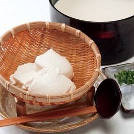 由豆漿製成的自製豆腐