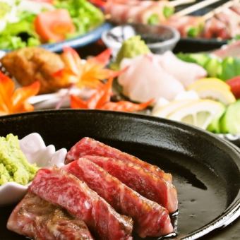 [Weekdays only from Monday to Thursday] Banquet course with Wagyu beef from Nagasaki / 2 hours all-you-can-drink included 5,300 yen → 4,800 yen (tax included)