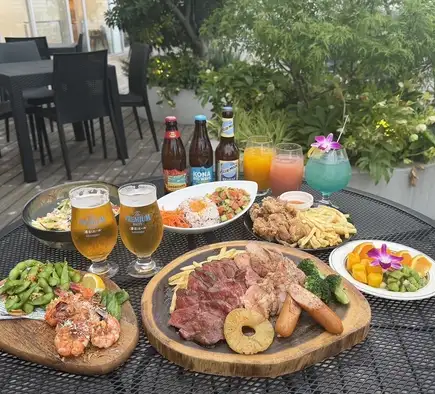  6/5スタート！ハワイアンビアガーデンプラン♪飲み放題2時間付き【金土日・祝は予約はこちら】