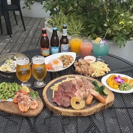 6/5スタート！ハワイアンビアガーデンプラン♪飲み放題2時間付【平日（月～木）予約はこちら】