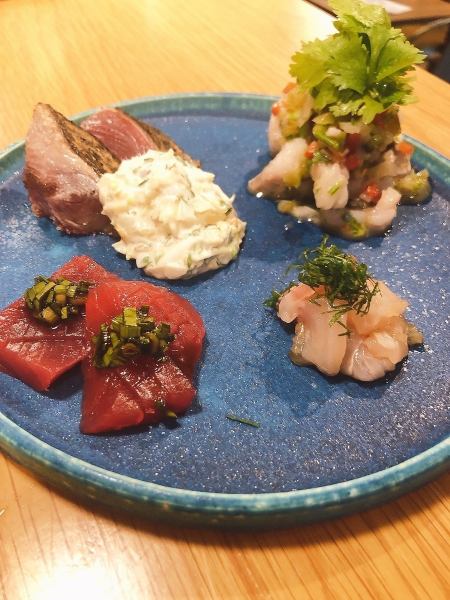 【鮮度抜群！！お造りの盛り合わせ】この季節にしか味わえない「旬」の食材を♪