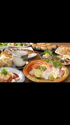 海鮮酒バクコース120分飲み放題付き