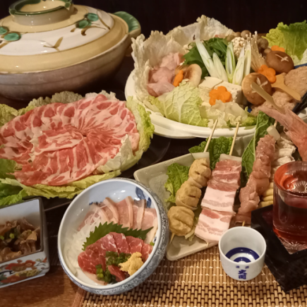 All-you-can-drink included!! Winter only ☆ Easy chanko nabe course ♪