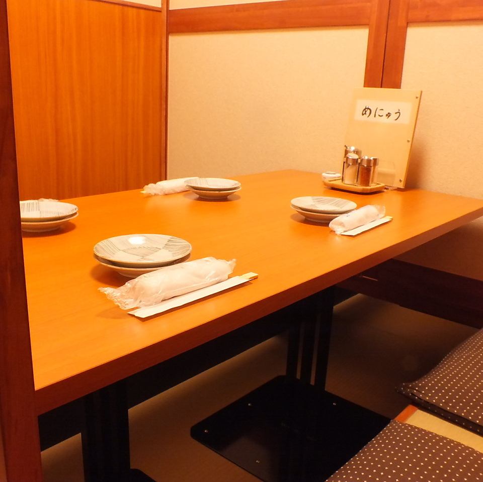 大小さまざまな個室席を完備！安心してご利用ください◎