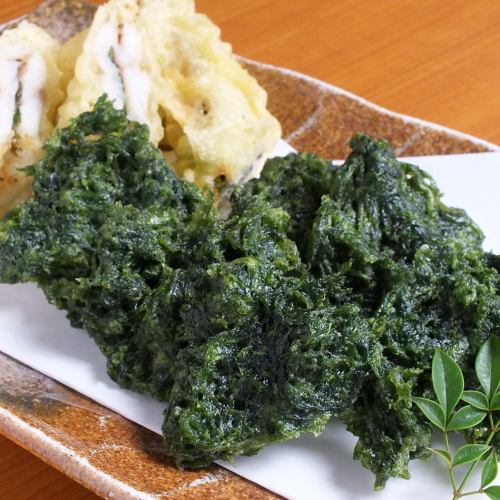 青さのり天ぷら