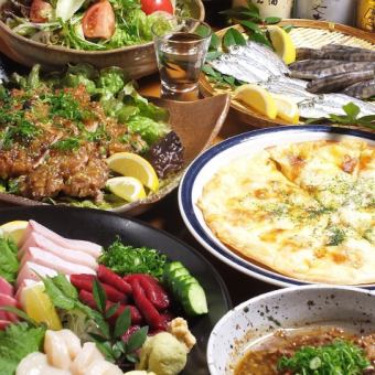 2.5時間飲み放題付きコース全8品 6000円⇒5500円！！（LO30分前）