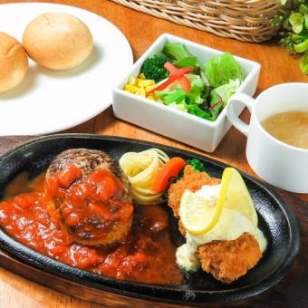 気まぐれランチ＋ドリンク付き→1270円