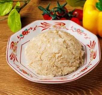 白いチャーハン