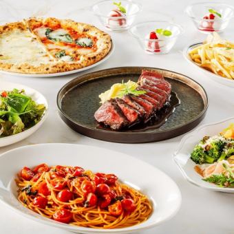 【9/3~】《2H飲放付》デラックスコース★メインは黒毛和牛のグリル！贅沢11品♪6500円