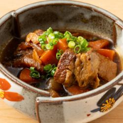 [Meat dish] Stewed beef tendon / Chicken wing and cod roe (1 piece)